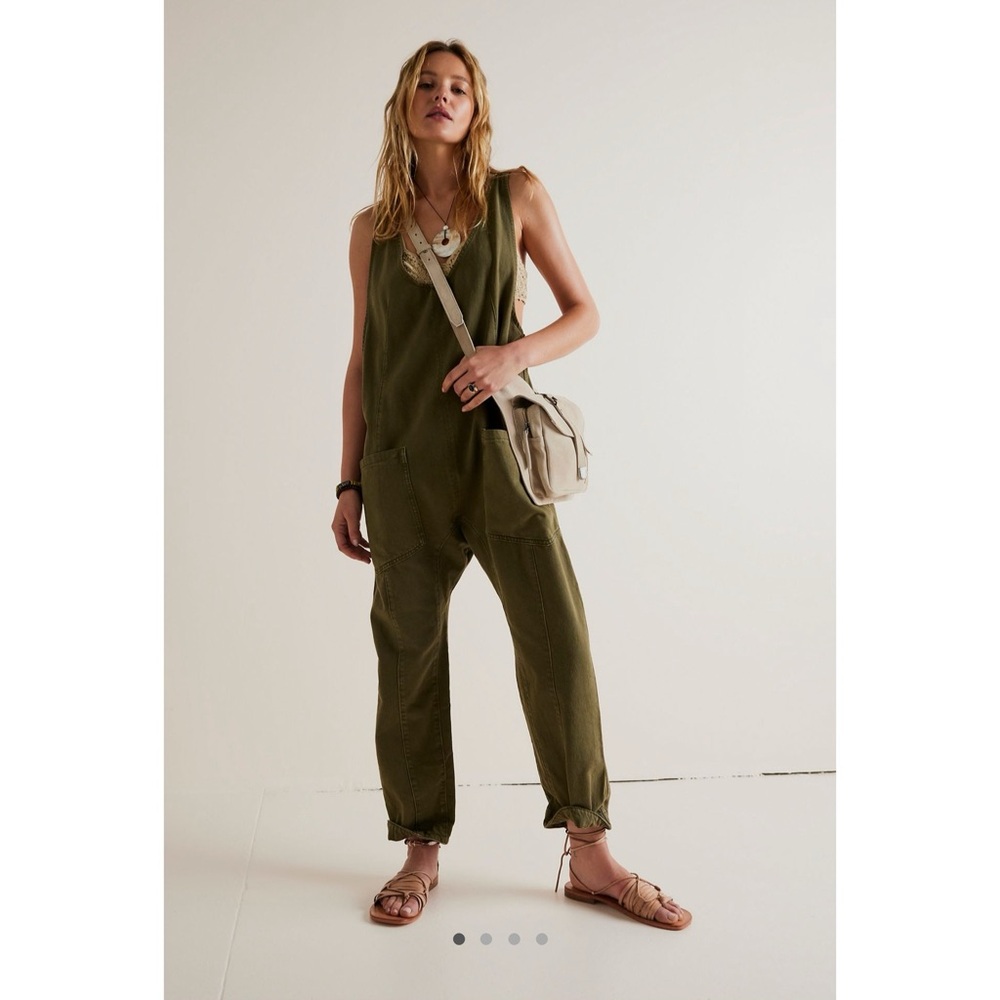 We The Free Jumpsuit in Moss Stone - M - Free People
